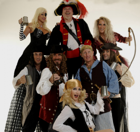 People dressed as pirates.